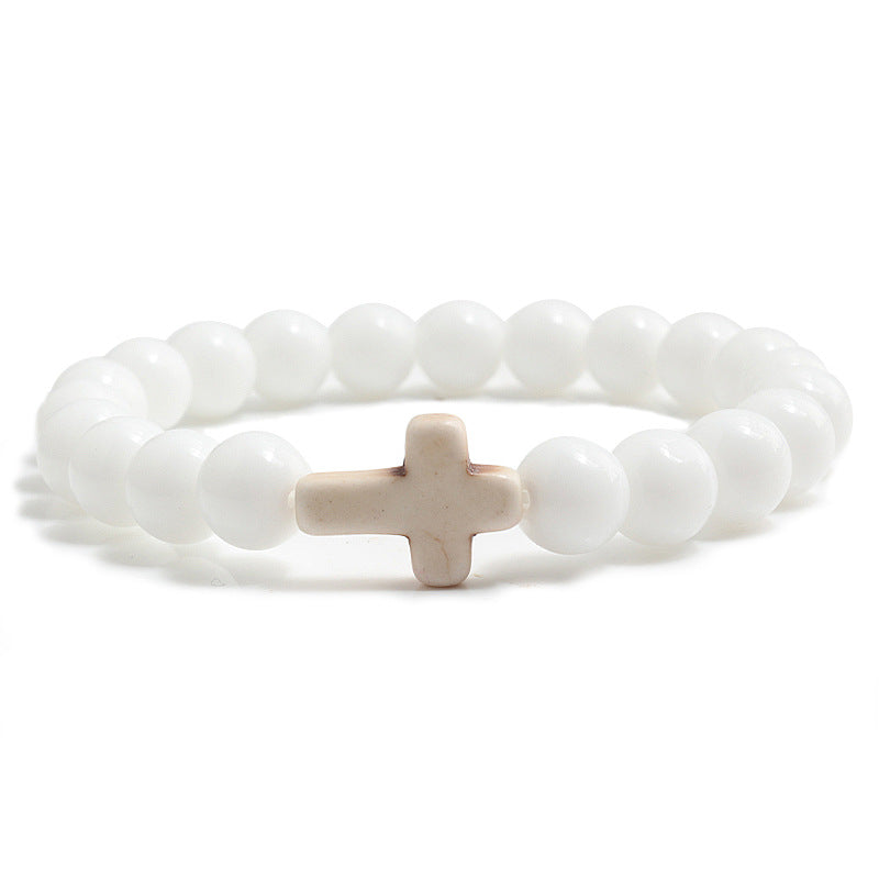 Cross Bracelet (Marble)